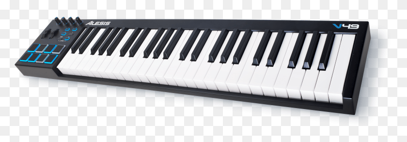 3001x897 Weighted Key Midi Controller, Leisure Activities, Electronics, Piano Descargar Hd Png
