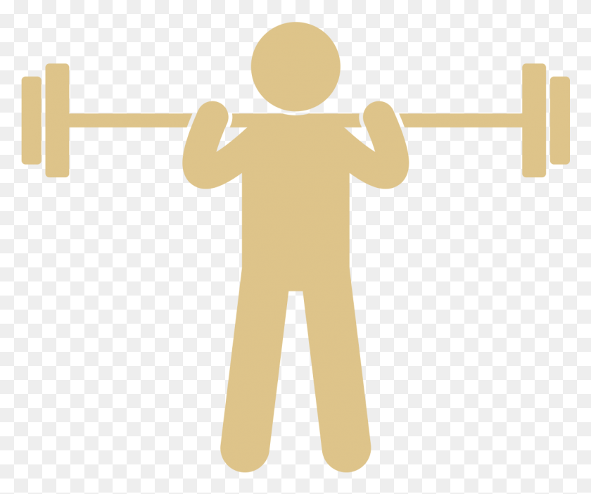 1201x989 Weightlifter Gold, Cross, Symbol HD PNG Download