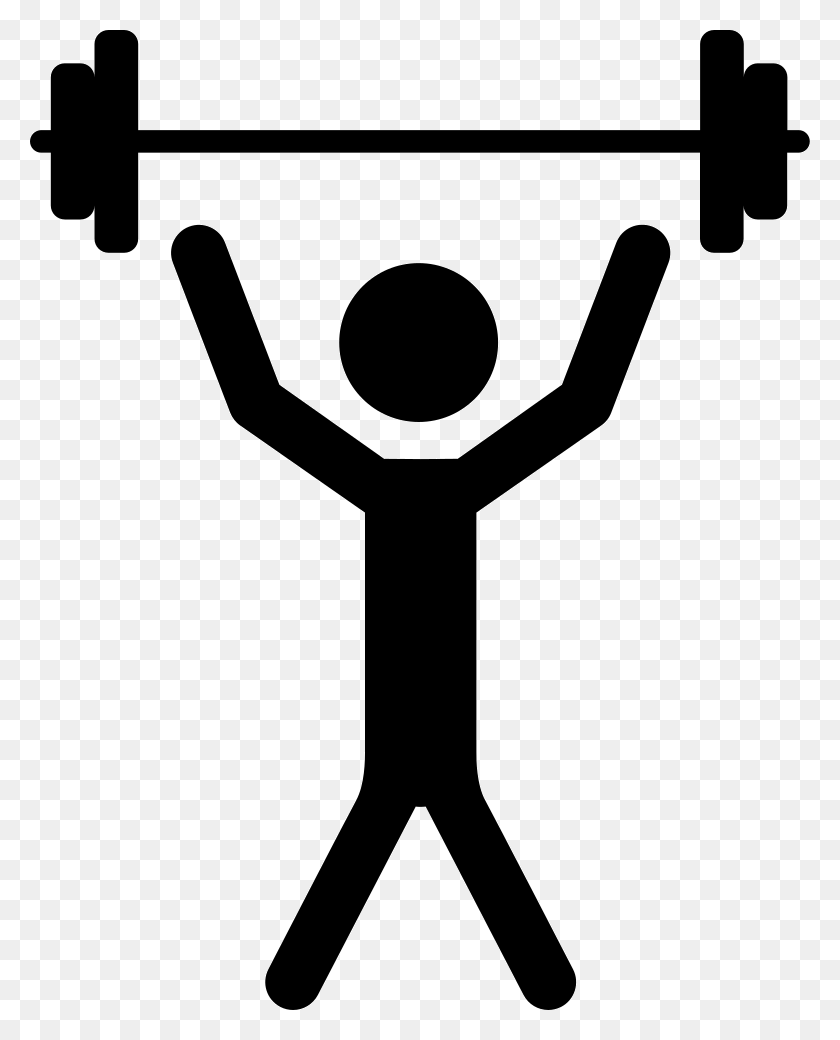 780x980 Weights Svg Curved Barbell Raised Weight, Symbol, Shovel, Tool HD PNG Download