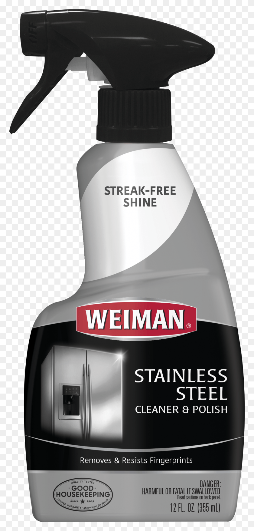 1179x2562 Weiman Stainless Steel Cleaner, Bottle, Shampoo, Cosmetics HD PNG Download