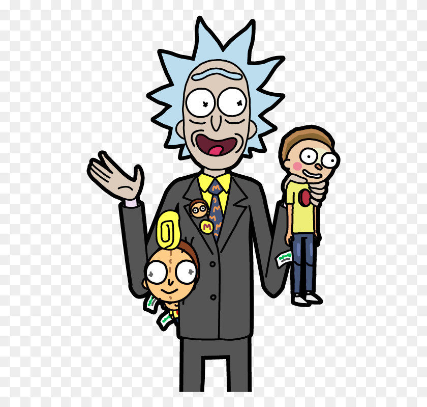 500x739 Weird Rick Pocket Mortys Rick Y Morty, Performer, Person, Human HD PNG Download