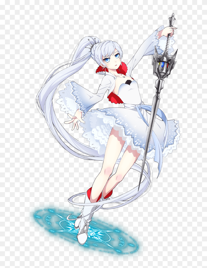 634x1028 Descargar Png Weiss Cos Red Like Roses White Roses Rwby Weiss Rwby Weiss Arte Oficial, Manga, Comics, Libro Hd Png