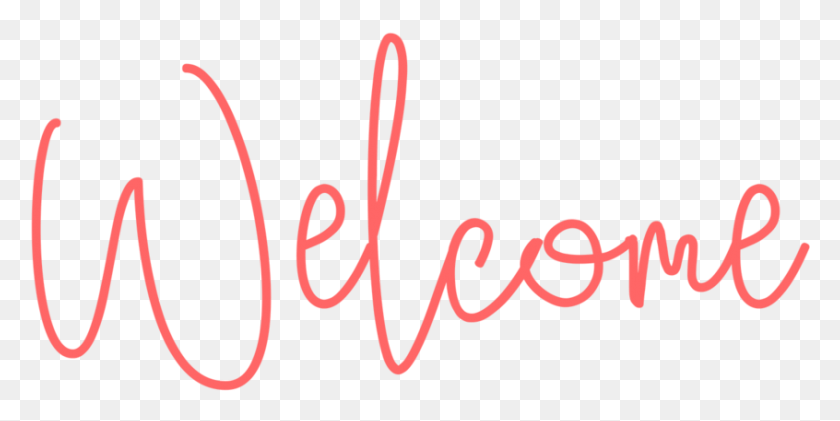 846x392 Welcome, Text, Handwriting, Alphabet HD PNG Download