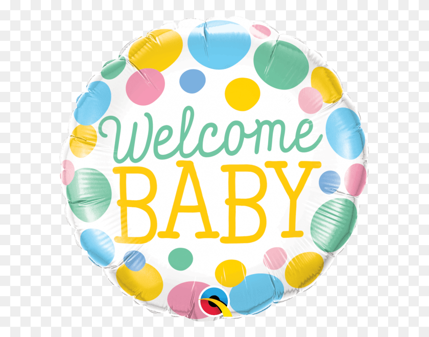 607x600 Welcome Baby Helium Balloon Qualatex, Ball, Birthday Cake, Cake HD PNG Download