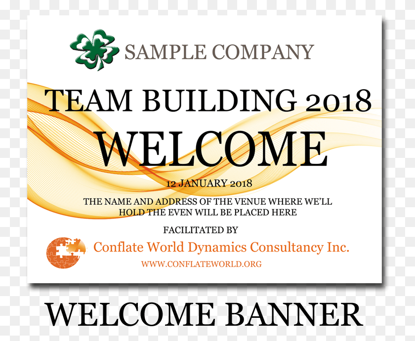 739x631 Welcome Banner Sample Website Fab And Glam, Advertisement, Poster, Flyer HD PNG Download