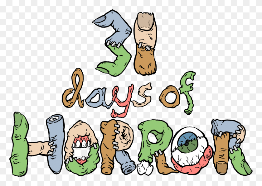 800x551 Welcome Boys And Ghouls To 31 Days Of Horror The Most Cartoon, Text, Alphabet, Number HD PNG Download