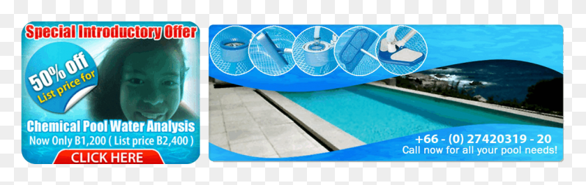 1143x301 Welcome To Bangkok Pools Krystal Clear Deluxe Pool Maintenance, Water, Person, Human HD PNG Download