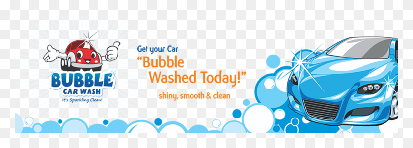 1000x309 Welcome To Bubble Car Wash Car Wash Bubbles, Car, Vehicle, Transportation HD PNG Download