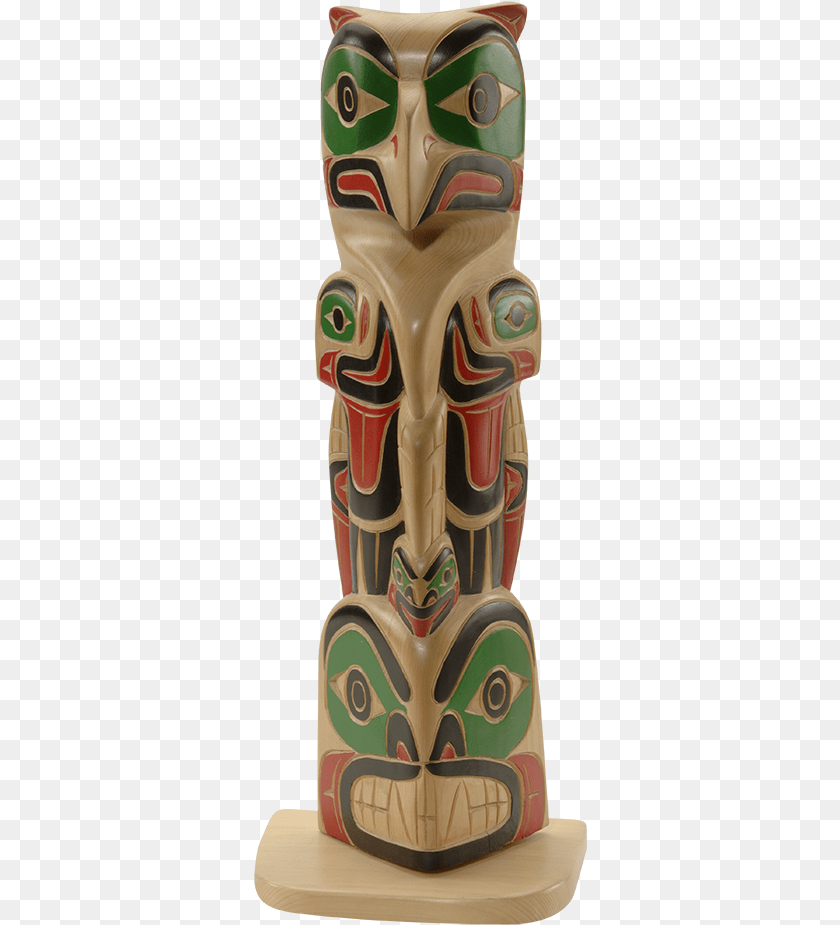 334x925 Welcome To Canadian Native Totem, Architecture, Emblem, Pillar, Symbol Sticker PNG
