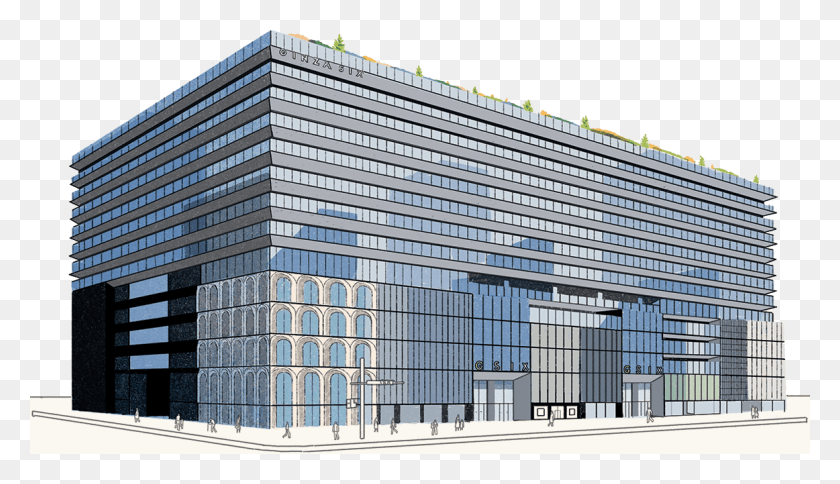 1162x632 Welcome To Ginza Six Yoshio Taniguchi Ginza Six, Office Building, Building, City HD PNG Download