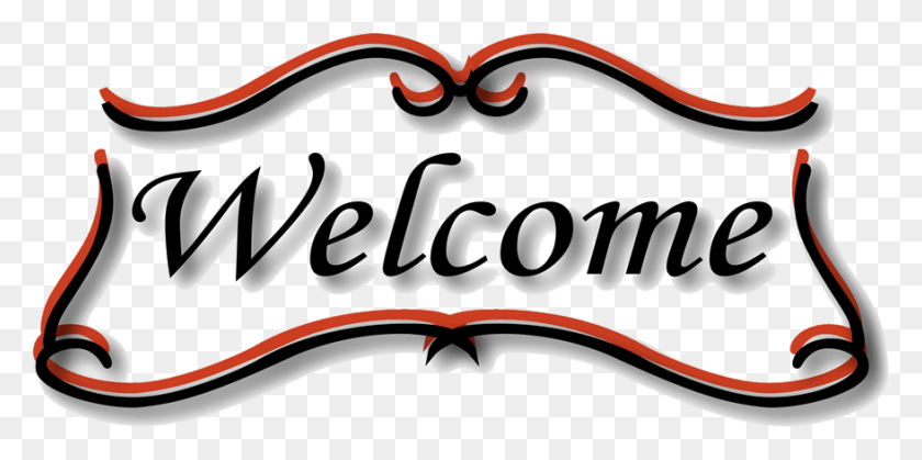 878x405 Welcome To J Safe Guesthouse Welcome, Label, Text, Logo HD PNG Download