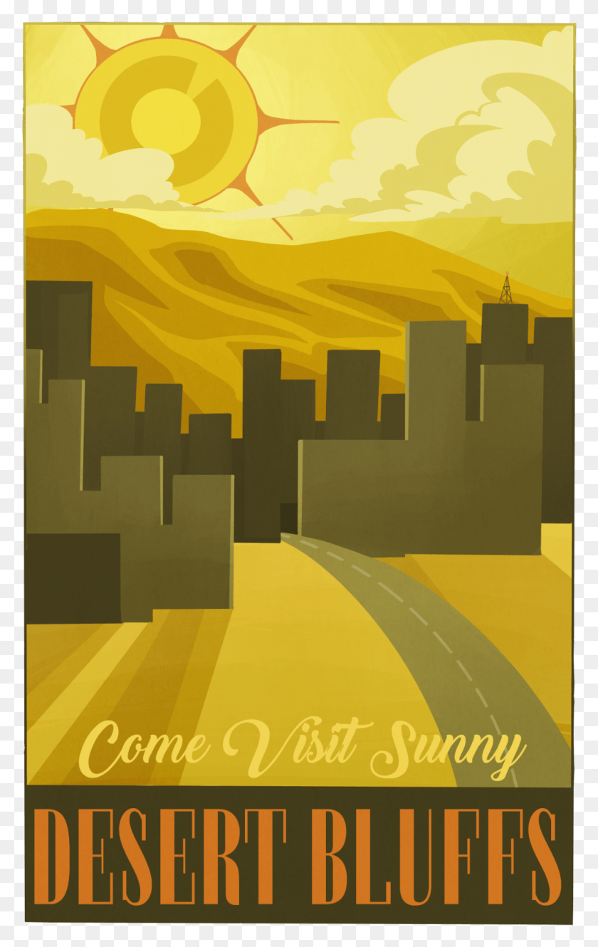 1130x1841 Welcome To Night Vale Desert Bluffs Posters, Poster, Advertisement, Graphics HD PNG Download