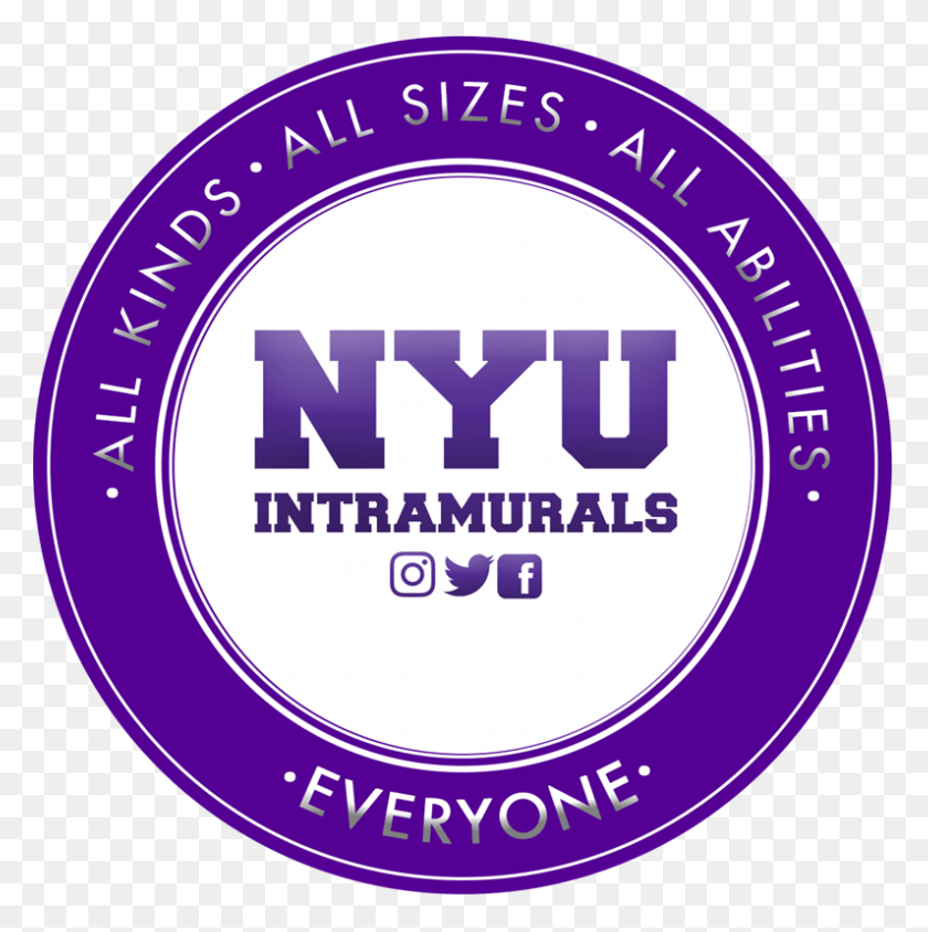 795x800 Welcome To Nyu Intramurals Circle, Label, Text, Sticker HD PNG Download