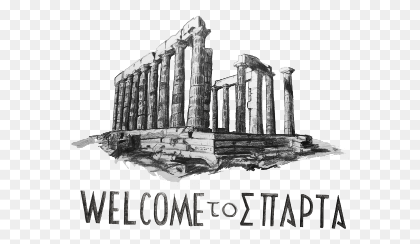 558x429 Welcome To Sparta, Architecture, Building, Temple HD PNG Download