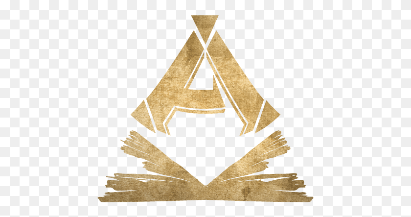 443x383 Welcome To The Anthology Ark Server Logo, Triangle, Symbol HD PNG Download