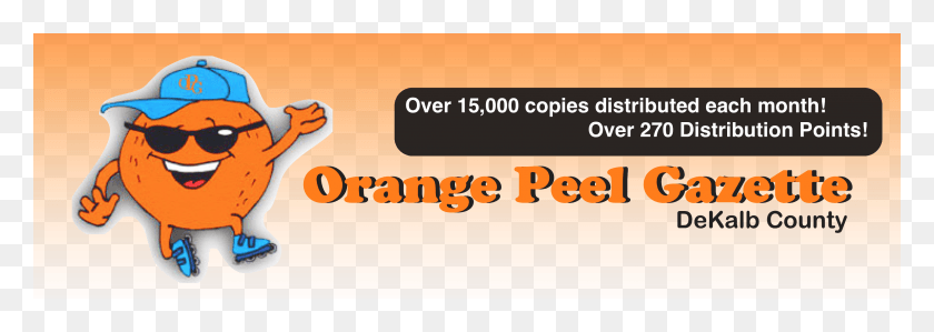 3200x983 Welcome To The Orange Peel Gazette The Hottest Little London Towns, Text, Logo, Symbol HD PNG Download