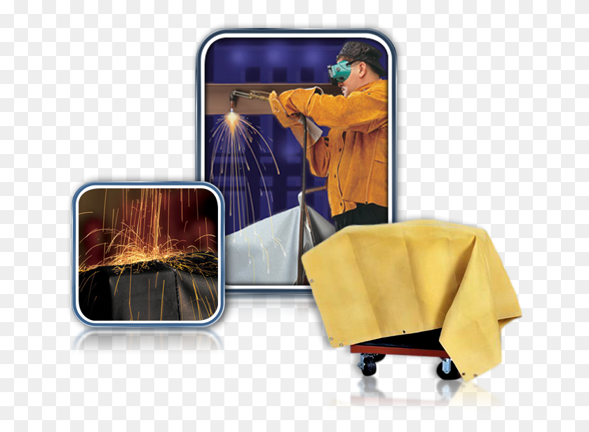 654x557 Welding Fiberglass Blankets Mobile Phone, Clothing, Apparel, Person HD PNG Download