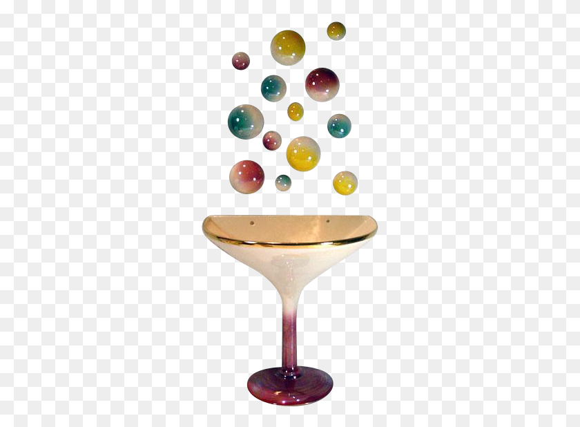 257x558 Welk39 Champagne Glass With 15 Bubbles From Champagne Stemware, Bowl, Bubble, Glass HD PNG Download