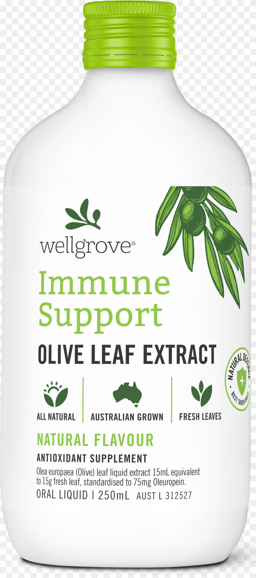 951x2148 Wellgrove Immune Support Olive Leaf Extract, Herbal, Herbs, Plant, Bottle Clipart PNG