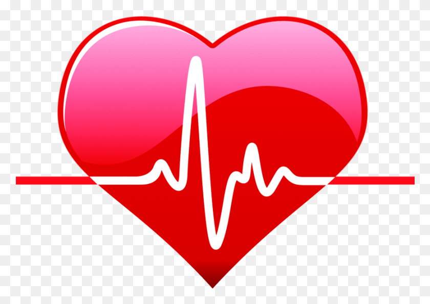 867x595 Wellness Heart HD PNG Download