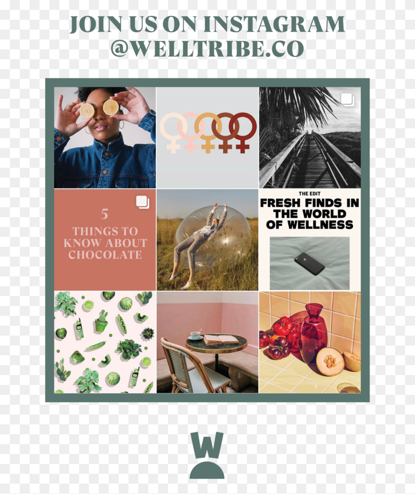 659x941 Welltribe Instagram Flyer, Стул, Мебель, Человек Hd Png Скачать