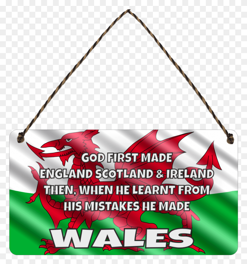 853x915 Флаг Уэльса Прозрачный Плакат, Лук, Сумка, Сумочка Png Скачать