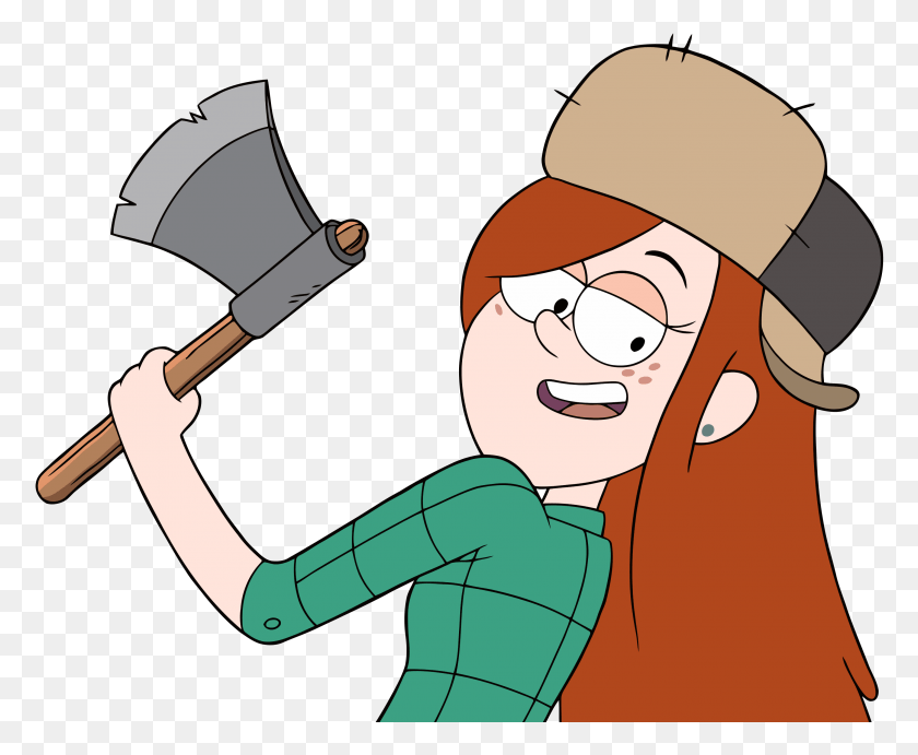 2856x2312 Wendy Dipper Pines Mabel Pines Clothing Nose Cartoon Gravity Falls Wendy Fanart, Axe, Tool, Person HD PNG Download