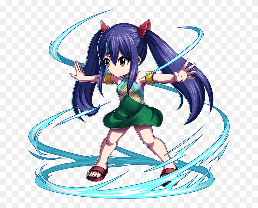 657x616 Wendy Gajeel Amp Mavis Albums 311018 Wendy Marvell Brave Frontier, Persona, Humano, Comics Hd Png