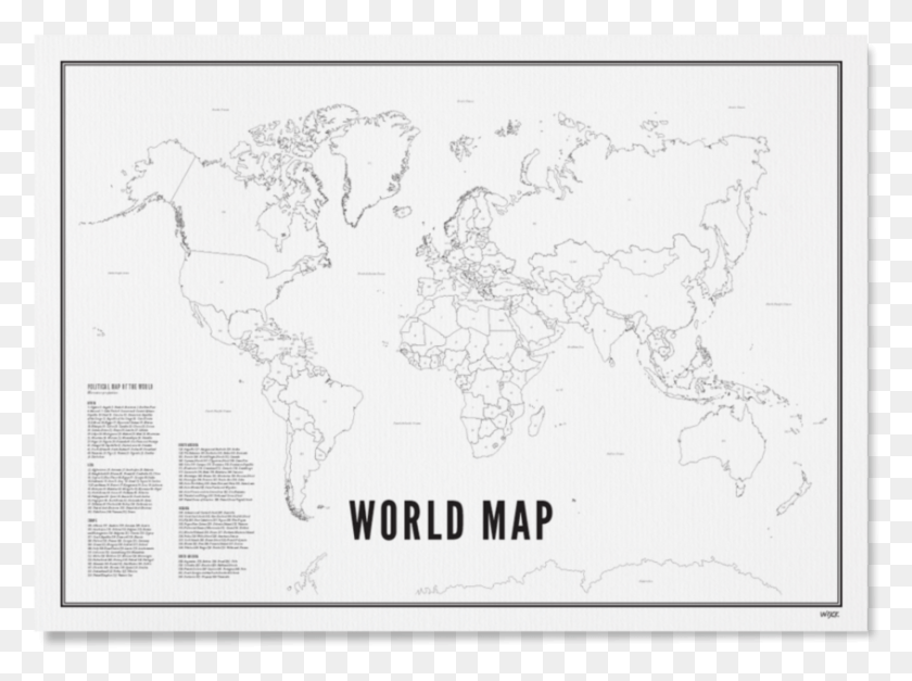 846x616 Wereld Papier Illustration, Map, Diagram, Plot HD PNG Download