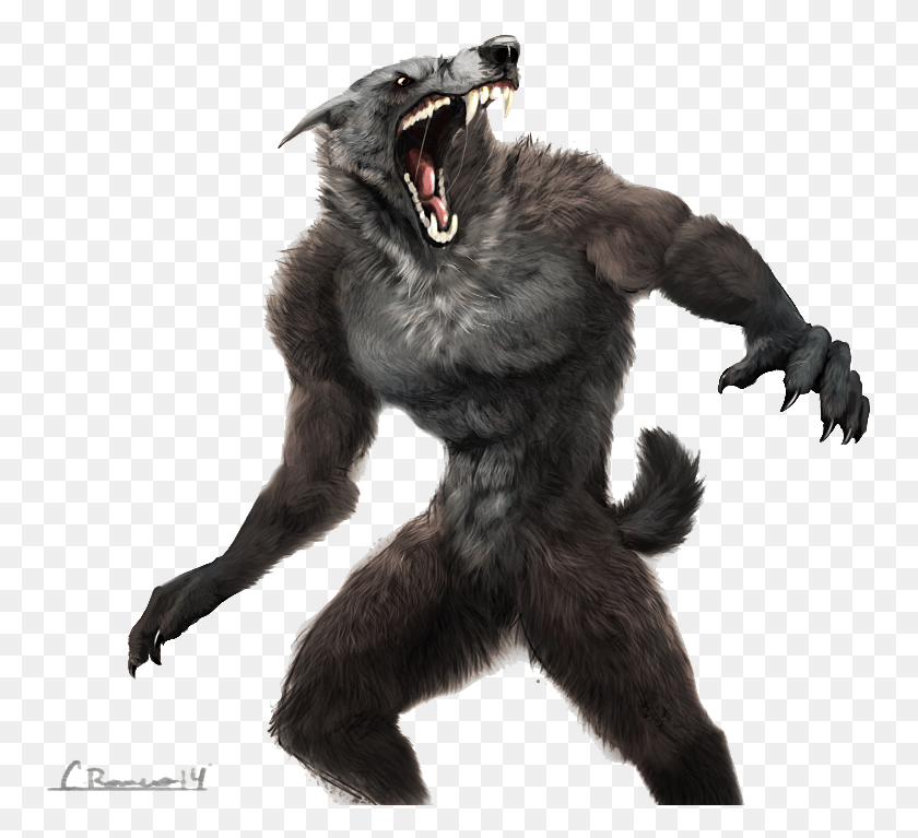 755x707 Werewolf Clipart Werewolf, Animal, Mammal, Wildlife HD PNG Download