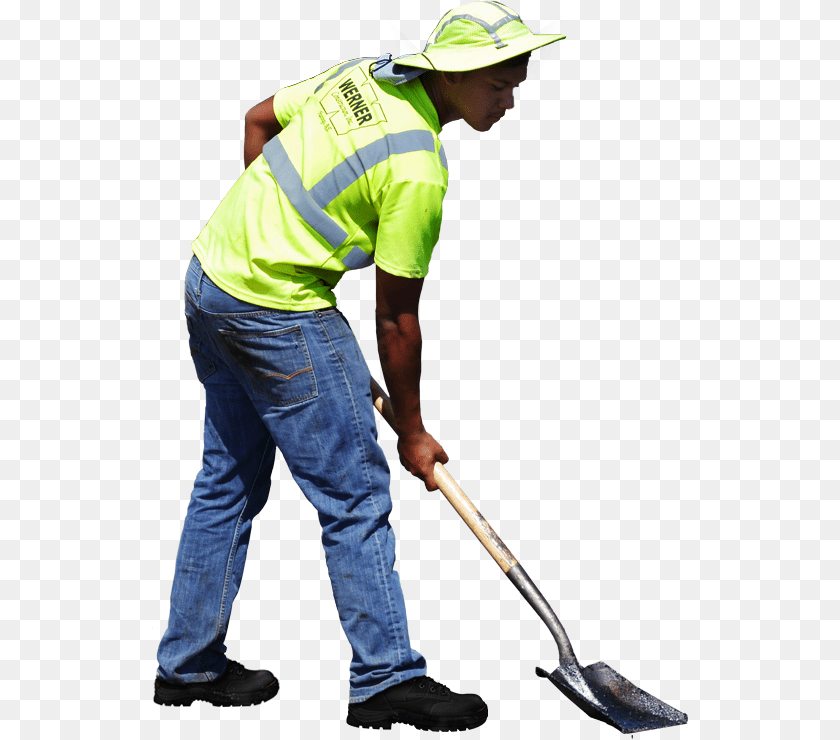 Werner Construction Inc Construction Worker Person, Device, Tool, Shovel Clipart PNG