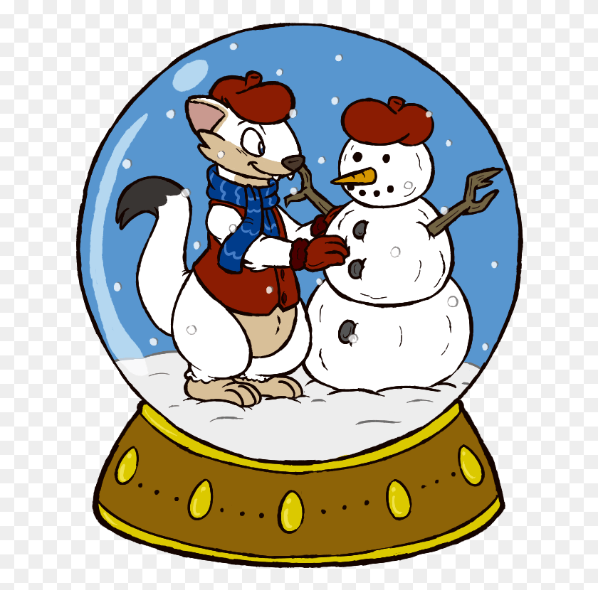 630x770 Wesley Snowglobe Button Cartoon, Nature, Outdoors, Snow HD PNG Download