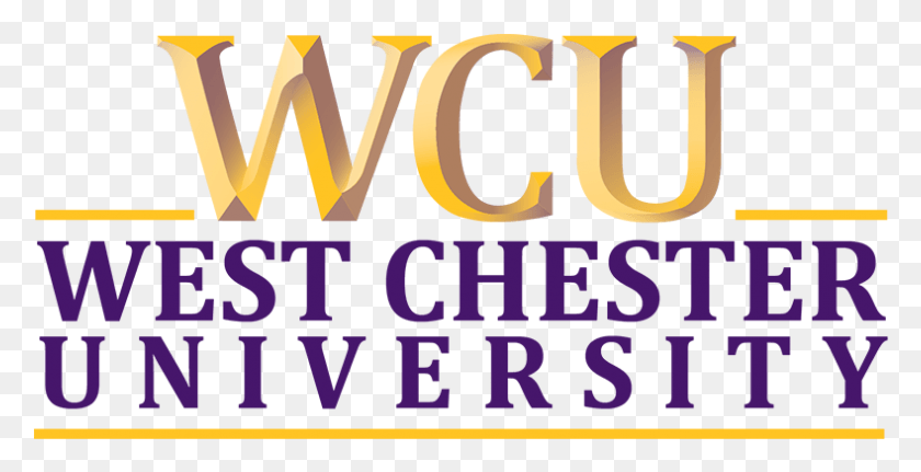 789x376 Descargar Png Logotipo De La Universidad De West Chester, Universidad De West Chester De Pensilvania, Texto, Alfabeto, Word Hd Png