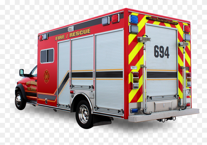 961x653 West Crescent Fire District No Background Medium Duty Walk In Rescue, Van, Vehicle, Transportation HD PNG Download