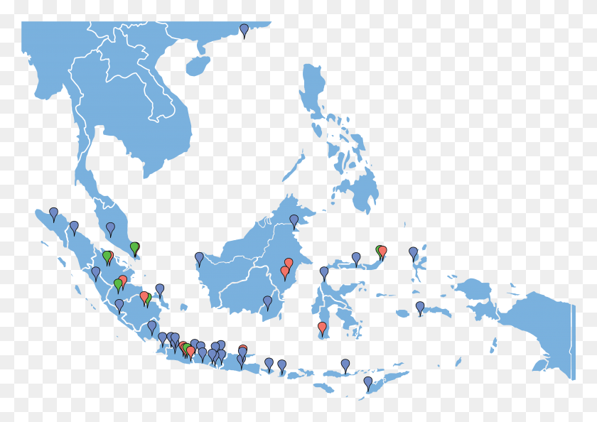 4005x2745 Западная Индонезия Центральная Восточная Мариана Среда Обитания Фруктовых Летучих Мышей, Карта, Диаграмма, Участок Hd Png Скачать