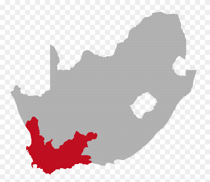 760x671 Западный Кейп Изображение Карты Южная Африка Вектор Карта, Животное, Млекопитающее, Диаграмма Hd Png Скачать