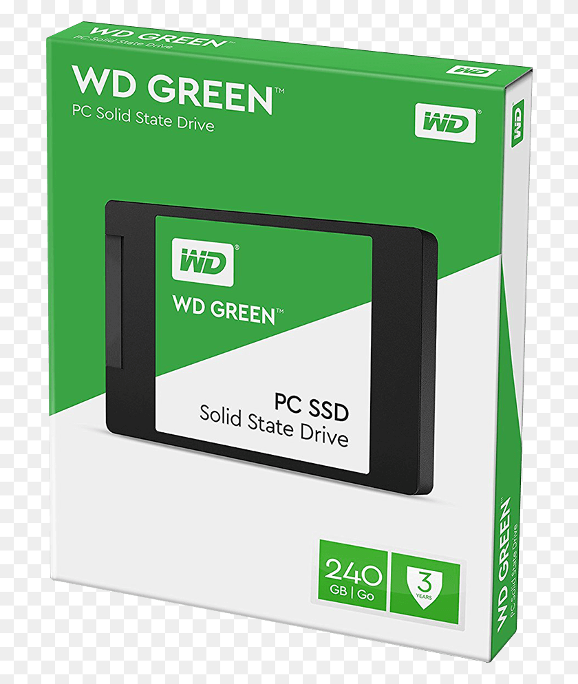 708x934 Western Digital Solid State Drive 240gb Sata3 Western Digital Green Ssd, Electronics, Computer, Hardware HD PNG Download