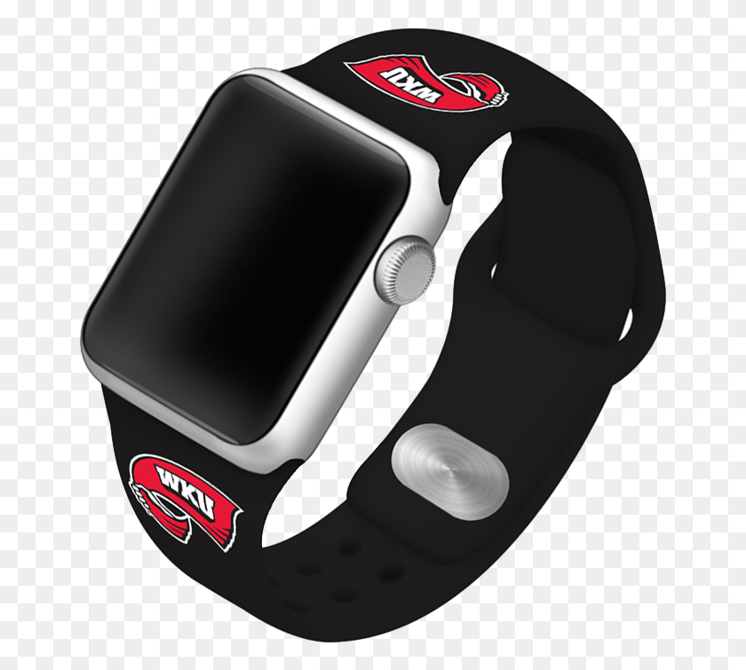 663x695 Western Kentucky University Hilltoppers Silicone Sport Aampm Apple Watch Band, Wristwatch, Digital Watch, Mouse HD PNG Download