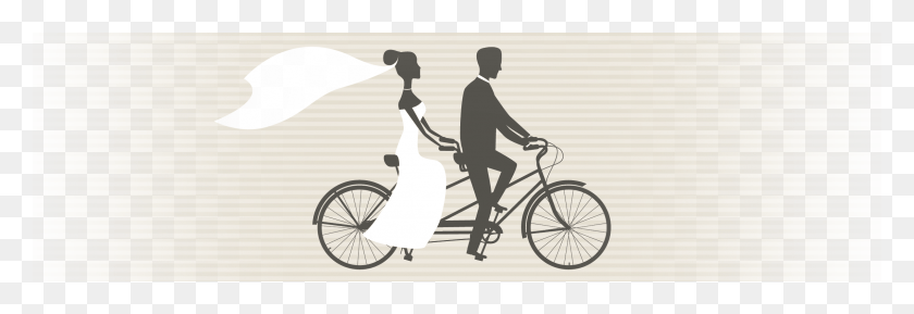 2292x675 Western Wedding Bicycle, Person, Human, Vehicle HD PNG Download