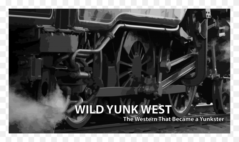 5342x3004 Western Wednesday Tren Motor De Vapor Plantillas De Powerpoint, Máquina, Rueda, Neumático Hd Png