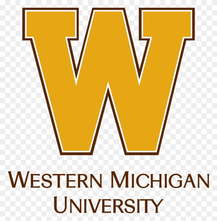 913x933 Логотип Университета Западного Западного Мичигана, Слово, Символ, Товарный Знак Hd Png Скачать