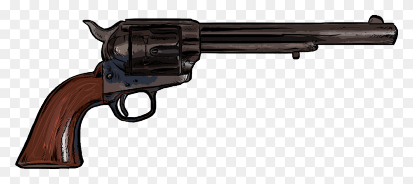 1000x404 Westernhandguns 0001 Coltpeacemaker Кольт Миротворец, Пистолет, Оружие, Вооружение Hd Png Скачать