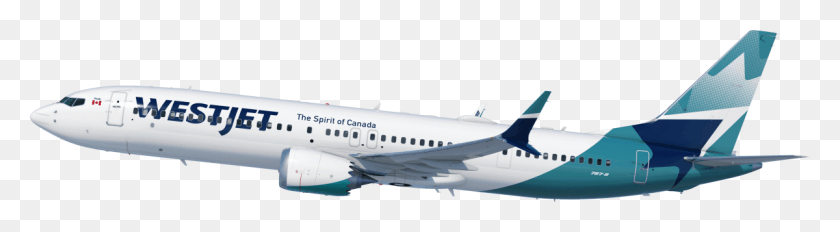 1200x265 Westjet Livery Boeing 737 Max 9 Left Side Climbing Boeing 737 Next Generation, Airplane, Aircraft, Vehicle HD PNG Download