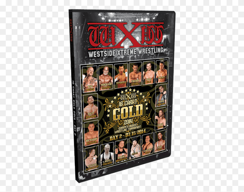370x601 Westside Xtreme Wrestling Zack Saber Jr Dvd, Реклама, Плакат, Человек Hd Png Скачать
