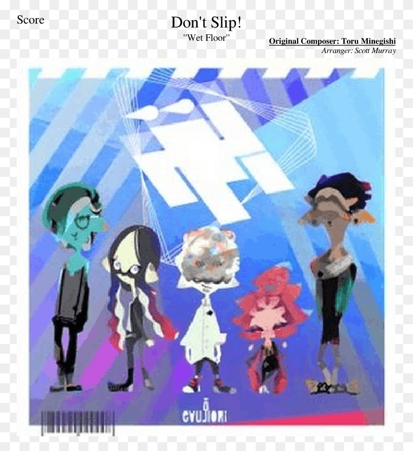 773x858 Wet Floor Don39t Slip Splatoon 2 Official Soundtrack, Poster, Advertisement, Flyer HD PNG Download