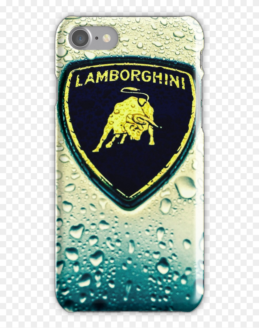 527x1001 Wet Lamborghini Logo Iphone 7 Snap Case Lamborghini, Символ, Товарный Знак, Эмблема Hd Png Скачать