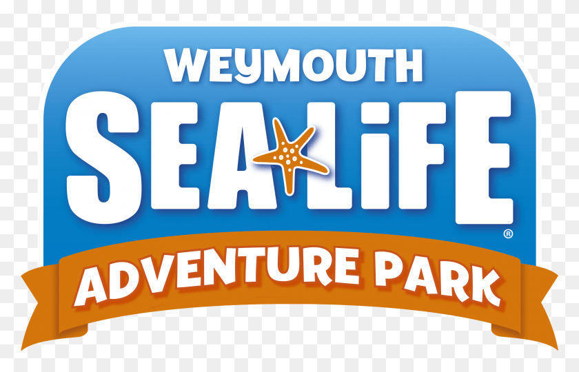 3927x2418 Descargar Png Weymouth Sea Life Adventure Park Sea Life Center Logo, Word, Vehículo, Transporte Hd Png
