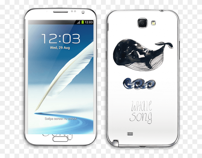 667x598 Whale Song Skin Galaxy Note Samsung S 3 Note, Mobile Phone, Phone, Electronics HD PNG Download