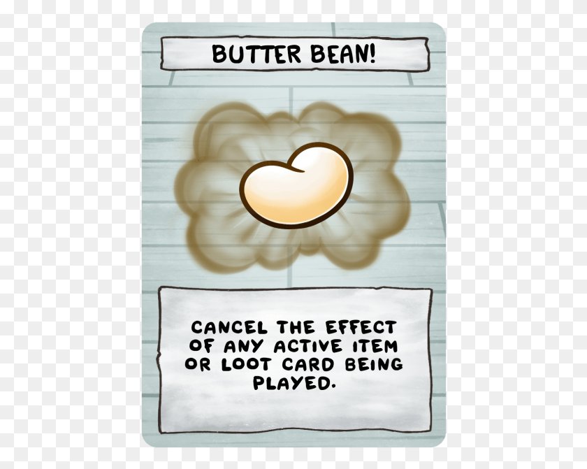 438x611 What About Effects Like Placebo Or Cursed Psy Butter Bean Four Souls, Text, Heart, Label HD PNG Download