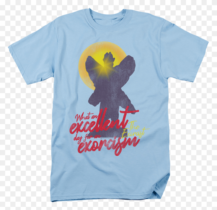 985x950 What An Excellent Day For An Exorcism Exorcist T Shirt Sonny Crockett T Shirt, Clothing, Apparel, T-shirt HD PNG Download